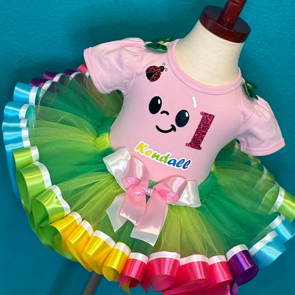 Melon Girl Personalized Birthday Tutu Outfit Costume Set