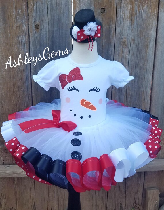 snowman tutu costume