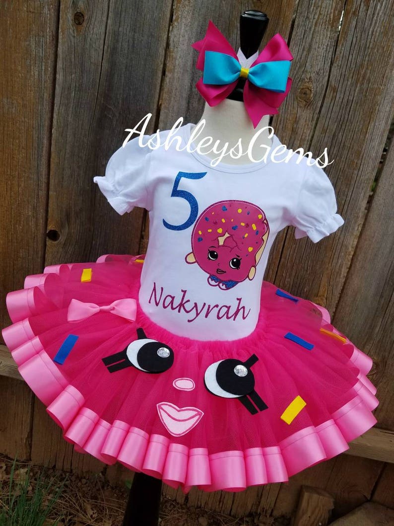 Shopkins Dress Shopkins Tutu Set Shopkins Birthday Outfit | Etsy