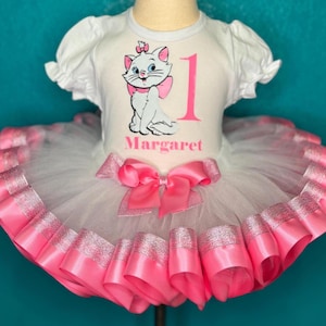 Marie Cat Dress Custom Birthday Tutu Outfit Set