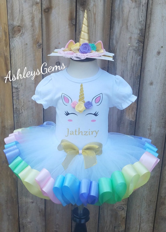 etsy unicorn tutu