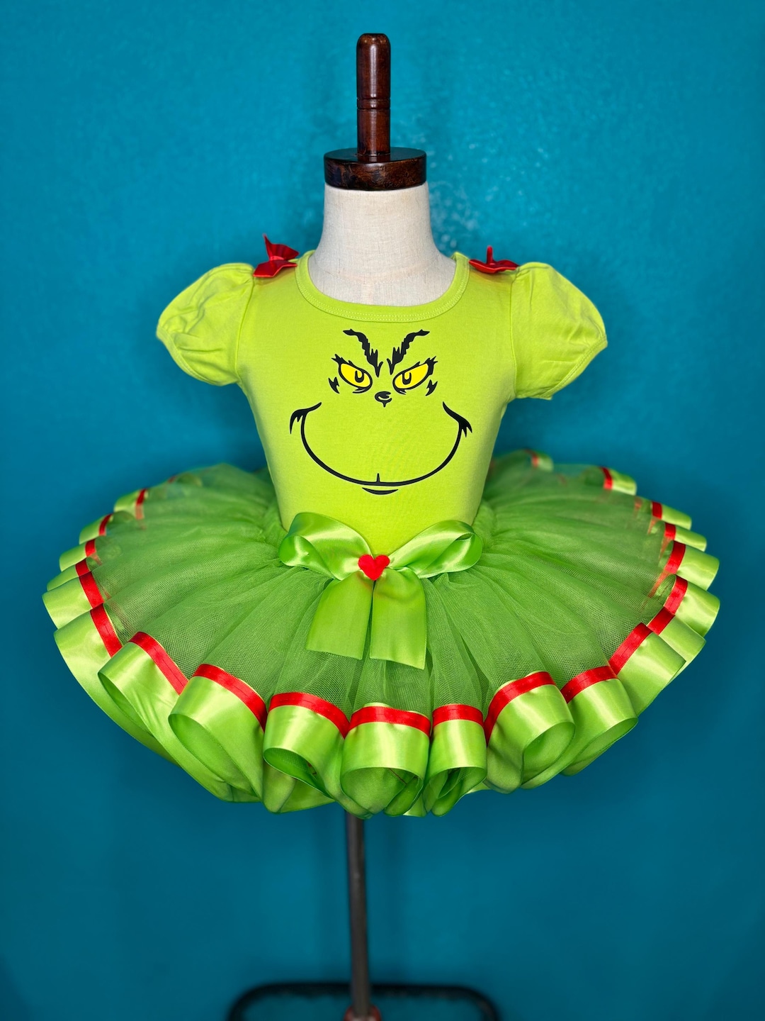 Grinch Tutu Dress Grinch Dress For Toddlers Green Grinch Baby Girl