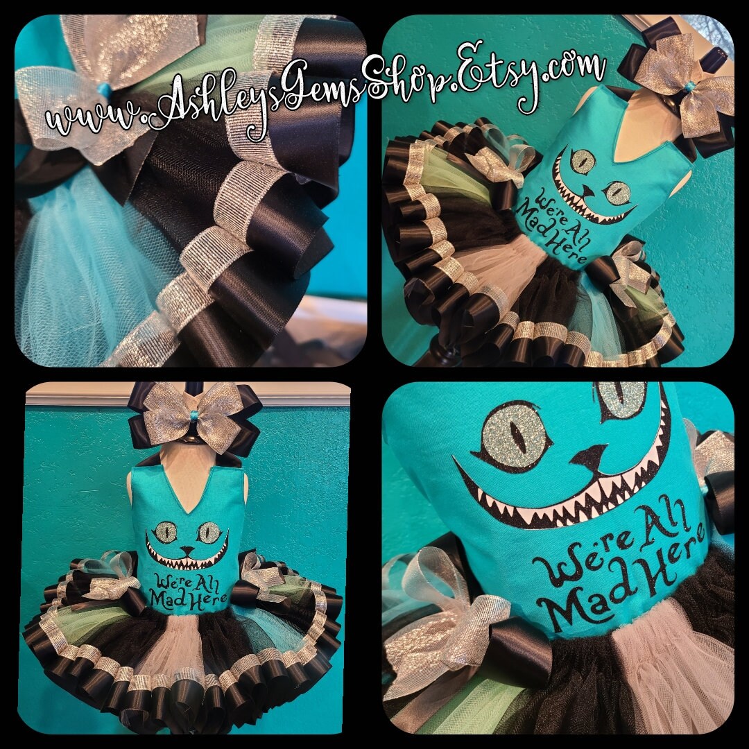 Cheshire Cat Costume Cheshire Cat Tutu Cheshire Cat Dress Etsy