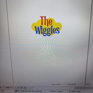 Wiggle Bubble und Schriftzug geschichtete SVG-Digital-Datei