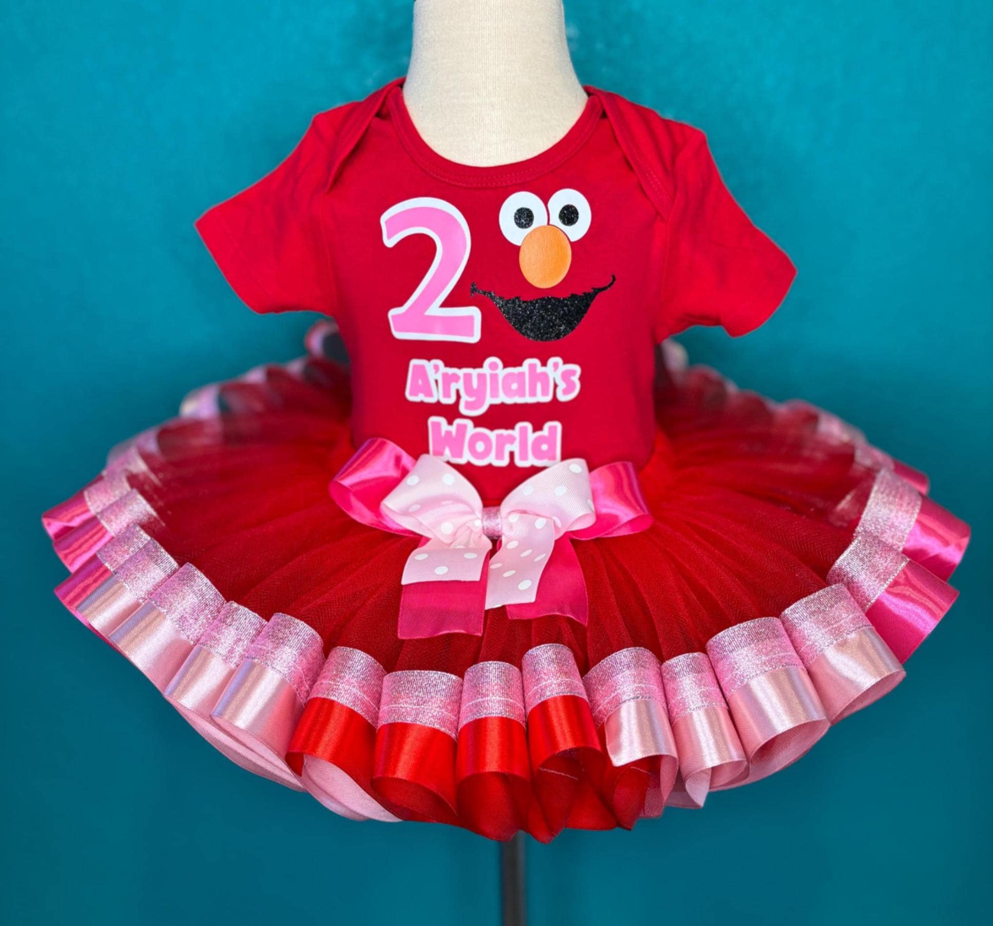 elmo birthday dress Elmo Sesame Street Birthday Girl Outfit main image 1
