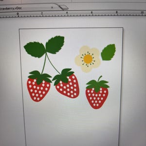 Strawberry SVG Digital File