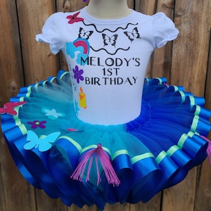 Mirabel Birthday Dress Tutu Outfit Costume Girl Gift Set