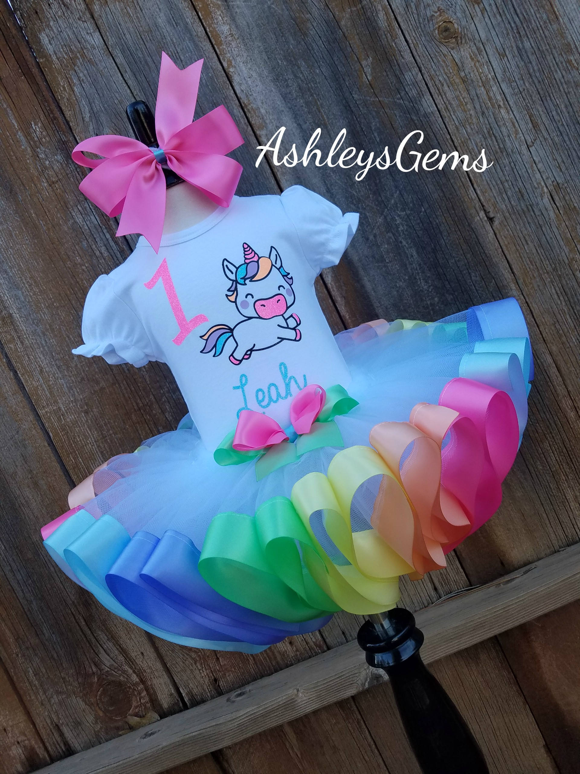 Unicorn Birthday Outfit Unicorn Tutu Unicorn Shirt Unicorn Etsy