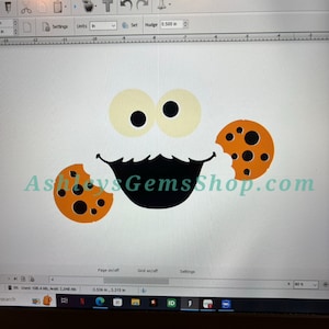 Cookie Gesicht SVG Digitale Datei