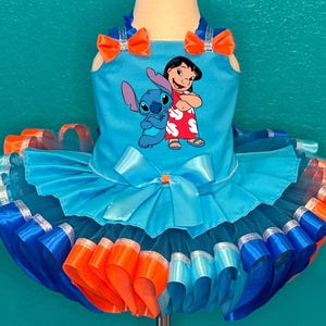 Lilo Tutu Dress Custom Toddler Outfit Girl