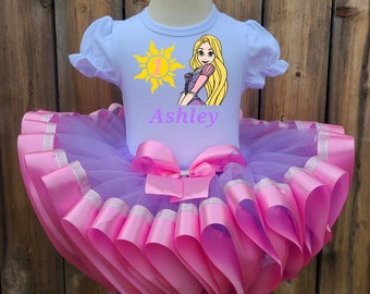 Custom Princess Birthday Tutu Outfit