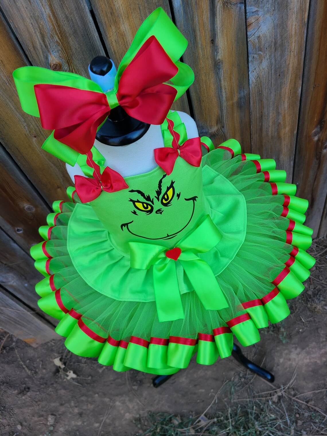 Grinch Costume Kids Grinch Costume Toddler Grinch Dress for Etsy