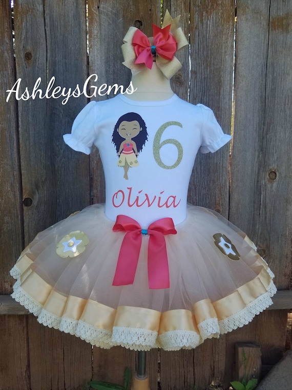 moana 3rd birthday outfit