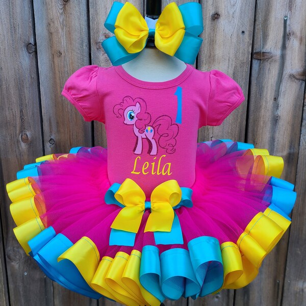 Pink Pony Custom Birthday Tutu Outfit