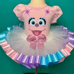 Pastel Tutu Dress Toddler Sparkle Outfit Girl