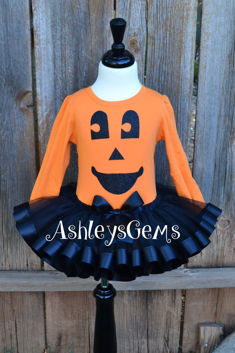 pumpkin tutu outfit