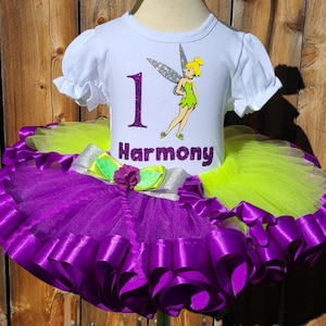 Tinkerbell Tutu Outfit Custom Dress Play Set Girl