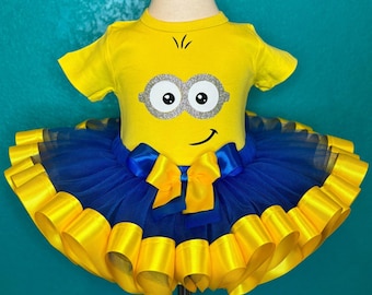 Minions Dress for Girl, Minion Costume, Minion Birthday Party, Girls Minion  Inspired Dress, Despicable Me Inspired Dress, Minion Baby Outfit - Etsy