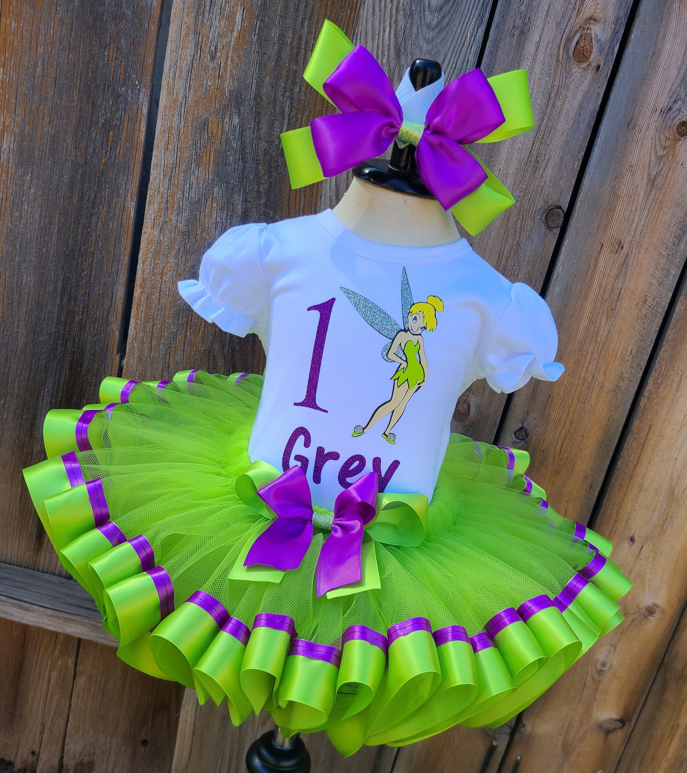 Tinkerbell 1st 2025 birthday outfit
