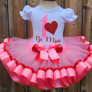 Be Mine Birthday Tutu Dress Personalized Outfit Girl