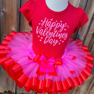 Happy Valentines Day Tutu Pageant Costume Outfit