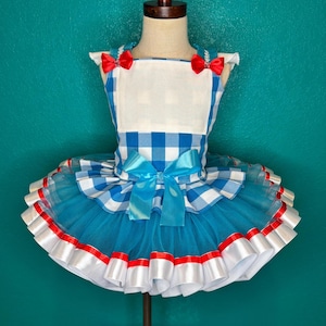 Dorothy Tutu Dress Oz Festzug Kostüm