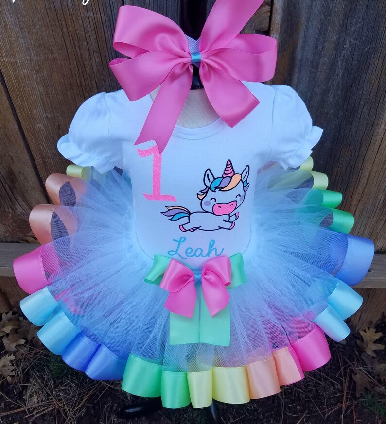 Unicorn Birthday Outfit Unicorn Tutu Unicorn Shirt Unicorn Etsy