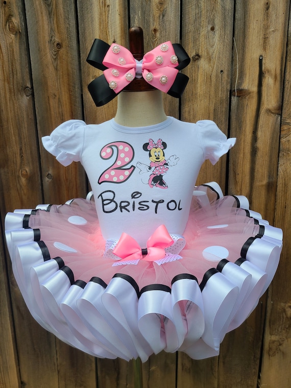 Minnie Inspired Birthday Outfit Dress Polka Dot Tutu Etsy Canada