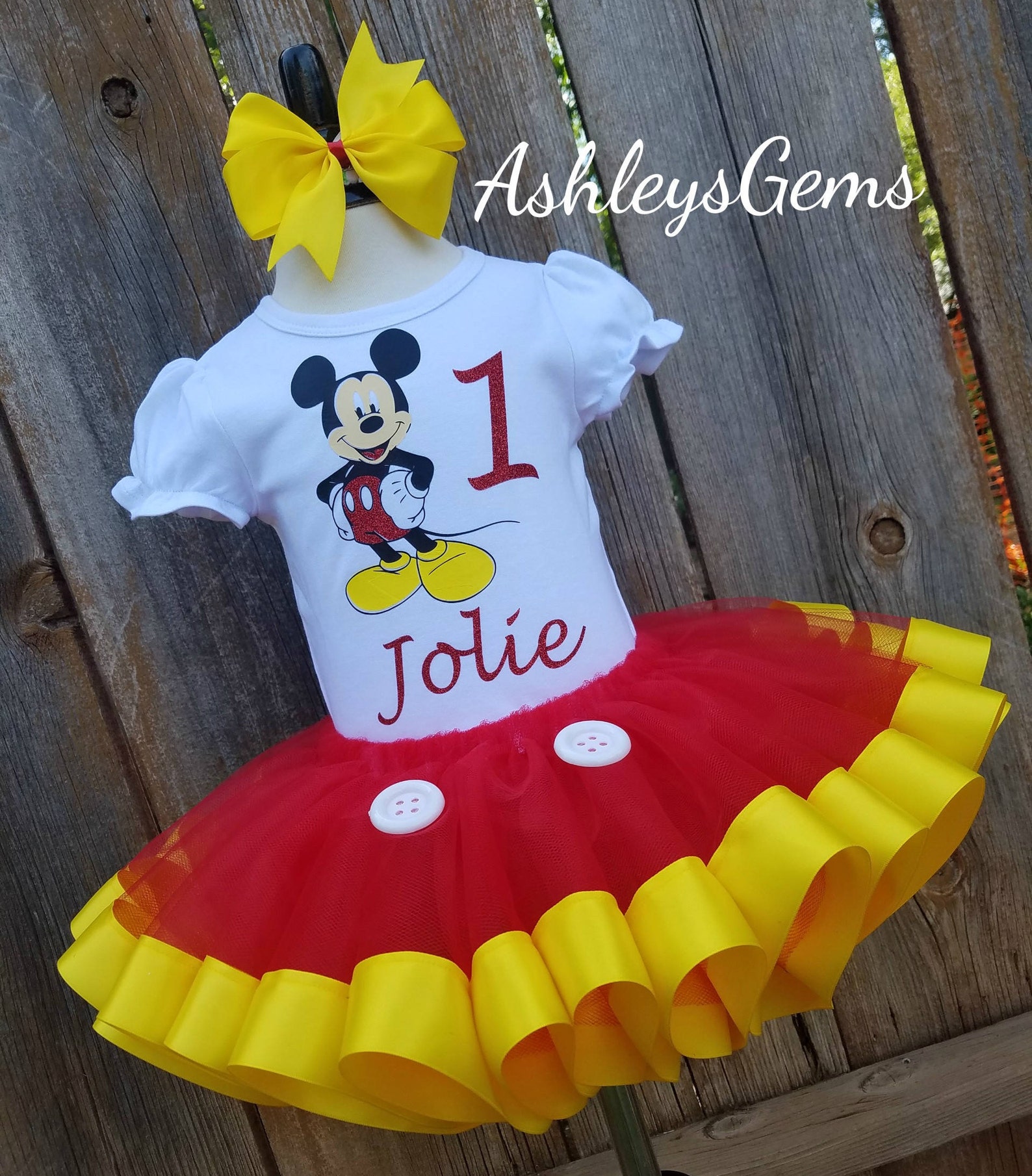 Mickey Mouse Birthday Outfit Girl Minnie Mouse Birthday Etsy