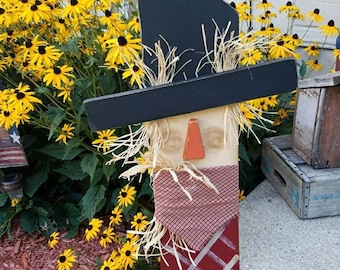 FreeShipUS Pattern for Wood Seasonal Fall Scarecrow Stak~Primitive~Hand Paint