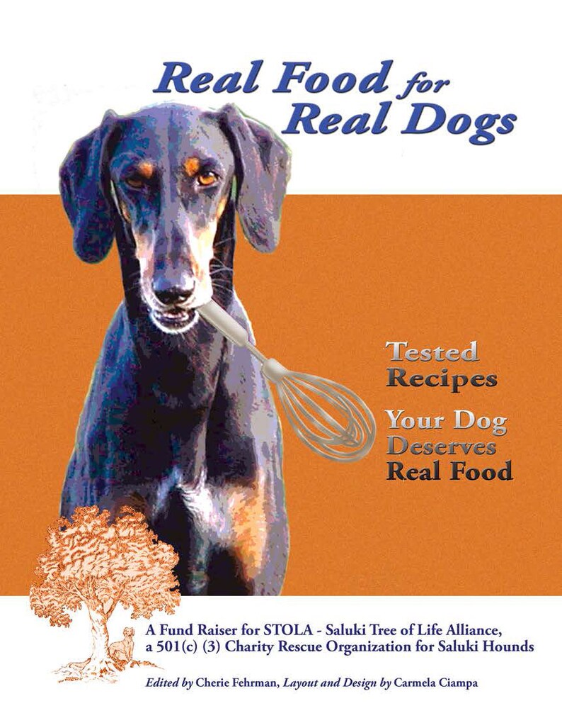 Cookbook Real Food for Real Dogs Meals Snacks Treats Rescue Etsy