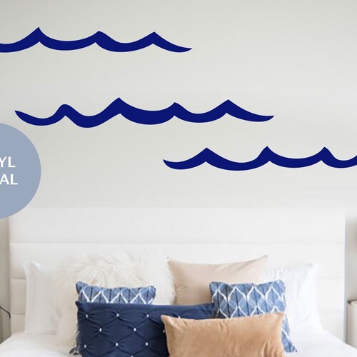 Wall Decal Ocean Waves Wall Decals Ocean Print Beach House Etsy