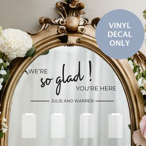 Please Find Your Seat, Seating Chart Decal, Wedding Welcome Sign