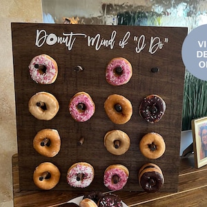 Donut mind if I do, Donut Wall Decal, Donut Dessert Sign