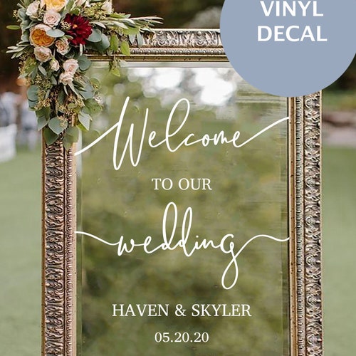 Set of 2 52inx34in Decal Sticker Multiple Sizes Welcome to Our Wedding Blue White1 Lifestyle Welcome to Our Wedding Outdoor Store Sign Blue Set of 2 52inx34in Decal Sticker Multiple Sizes Welcome to Our Wedding Blue White1 Lifestyle Welcome to Our Wedding Outdoor Store Sign Blue