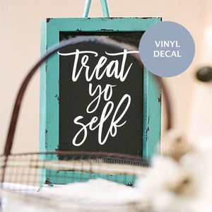 Dessert Bar, Treat Yo Self Sign, Wedding Decals