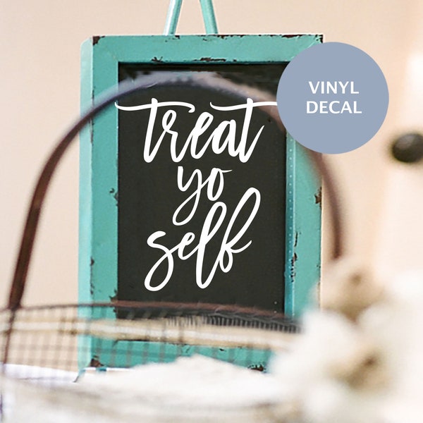 Dessert Bar, Treat Yo Self Sign, Wedding Decals