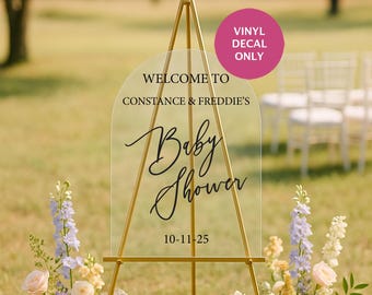 Baby Shower Decals