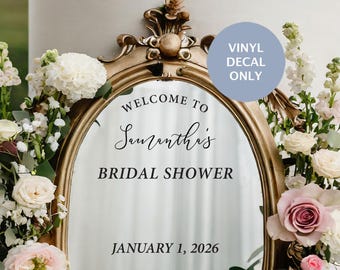 Bridal Shower Decal