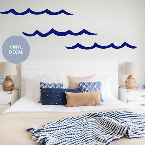 Wall Decal Ocean Waves Wall Decals Ocean Print Beach House Etsy