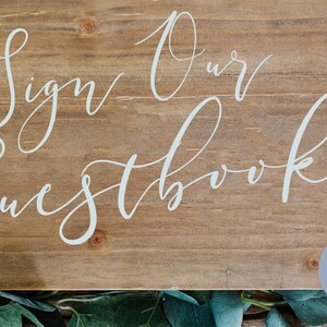 Sign our Guestbook Wedding Decal, Guest Book Wedding