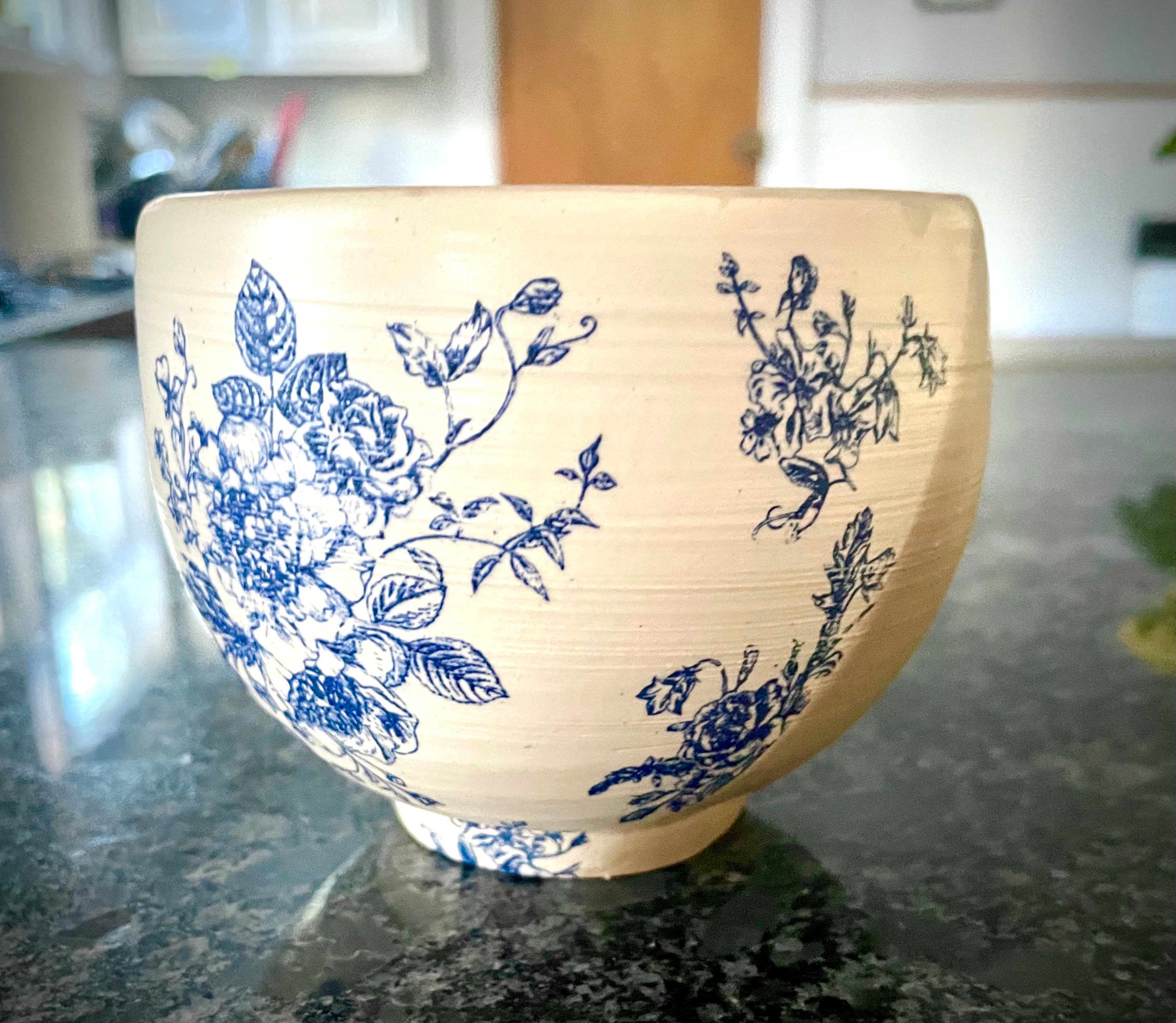 Reserved For L Handmade Ceramic Bowl Flower Bowl Etsy