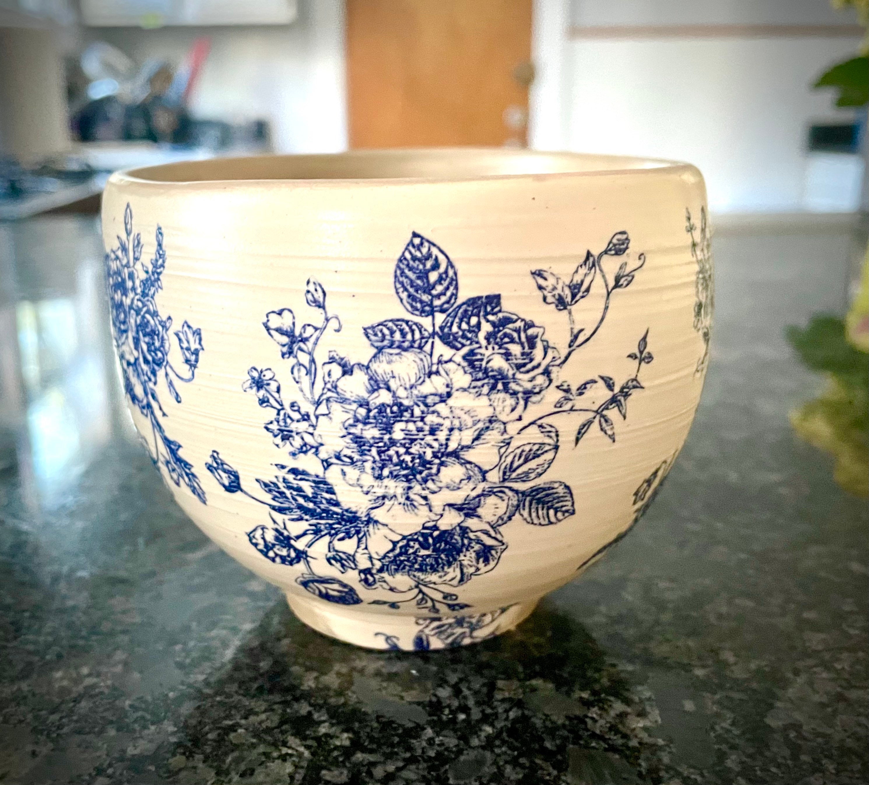 Reserved for L Handmade Ceramic Bowl / Flower Bowl Etsy