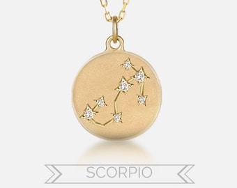 Scorpio Necklace Scorpio Zodiac 