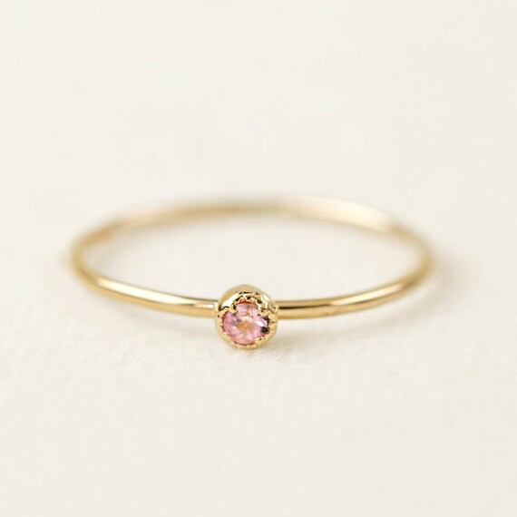 Pink and gold ring sale