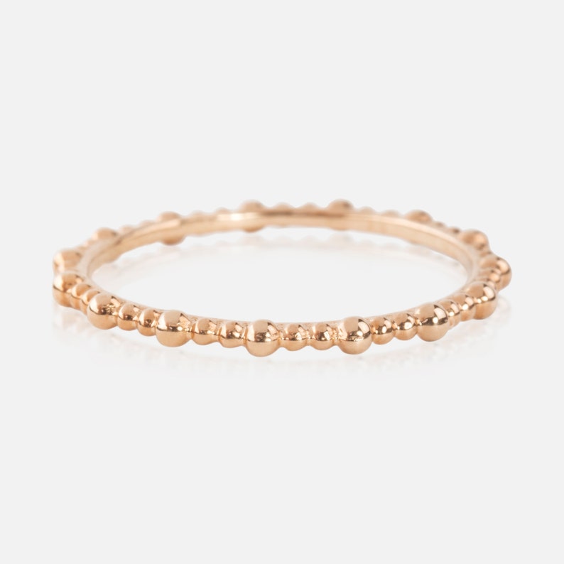 Classic Gold 1.5mm Bead Ring main image 1