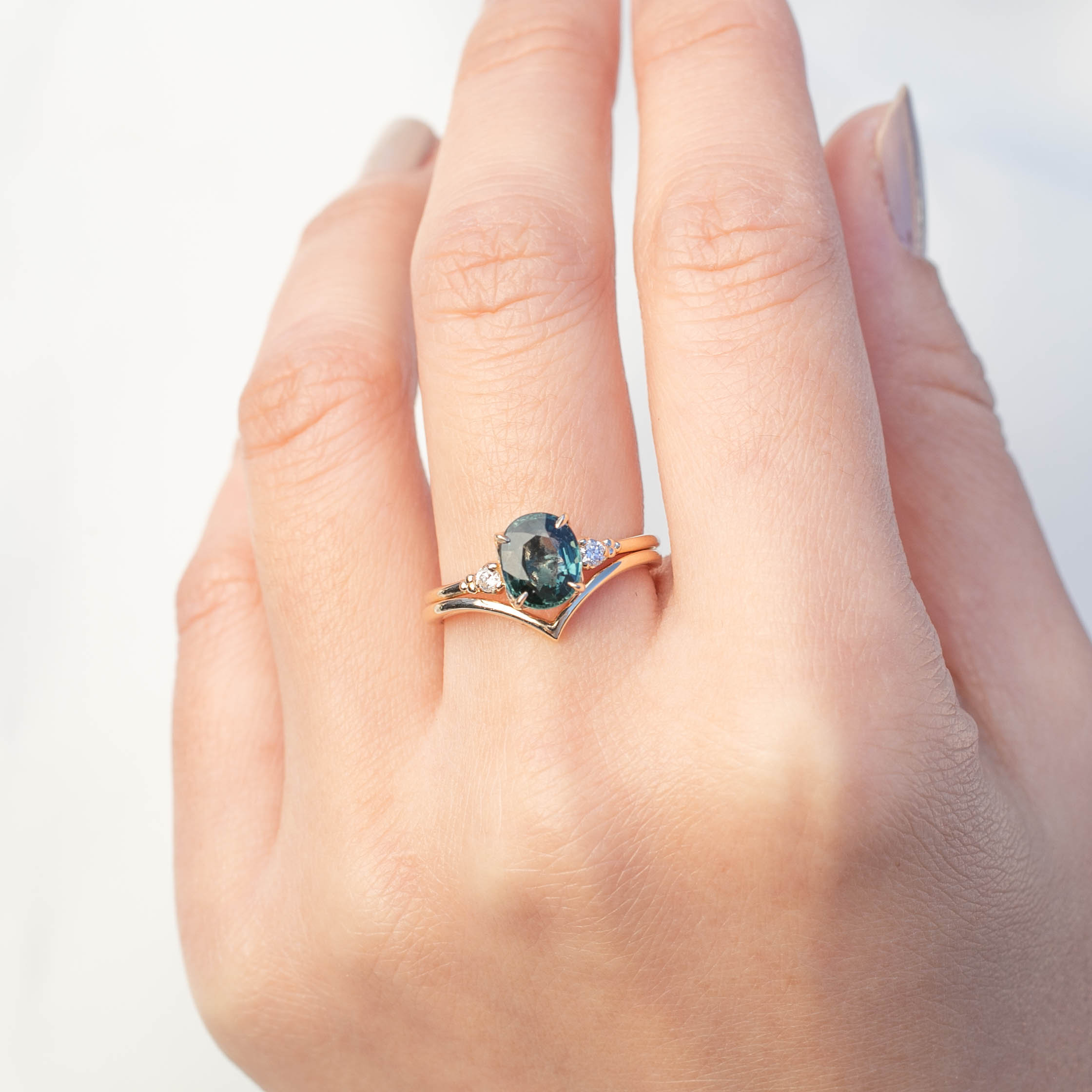 Simple Chevron Ring Minimalist Shape Wedding Ring V Shape - Etsy