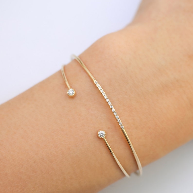 Gold Plated Cuff Bangle Luxury Custom Adjustable Open Bracelet Brass Cuff Bangle 2852867115173