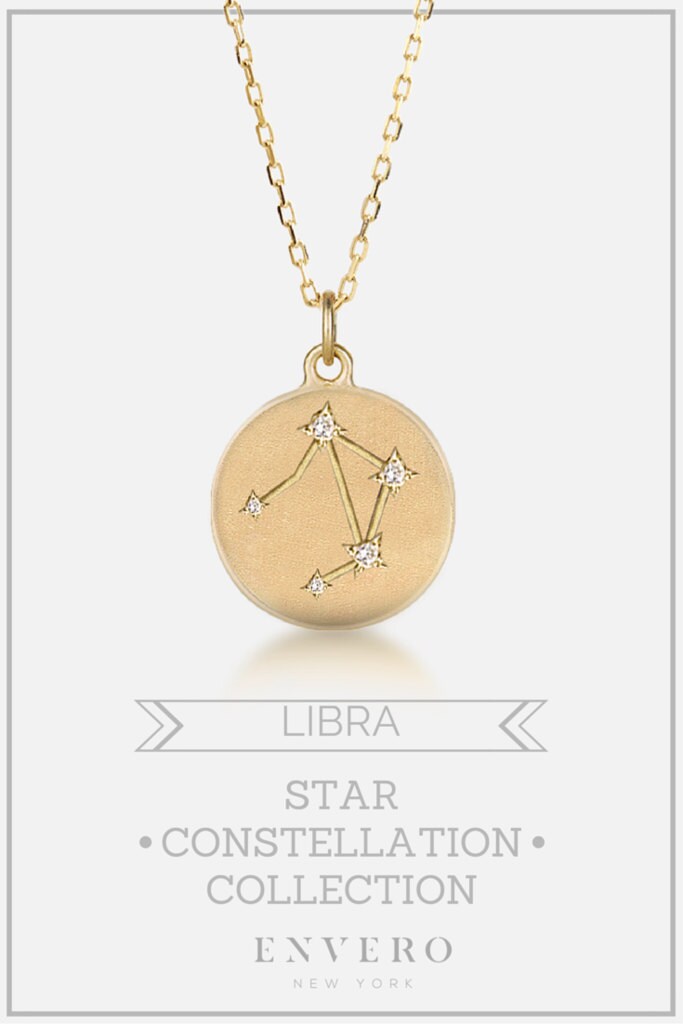 Libra Necklace Libra Star Constellation 