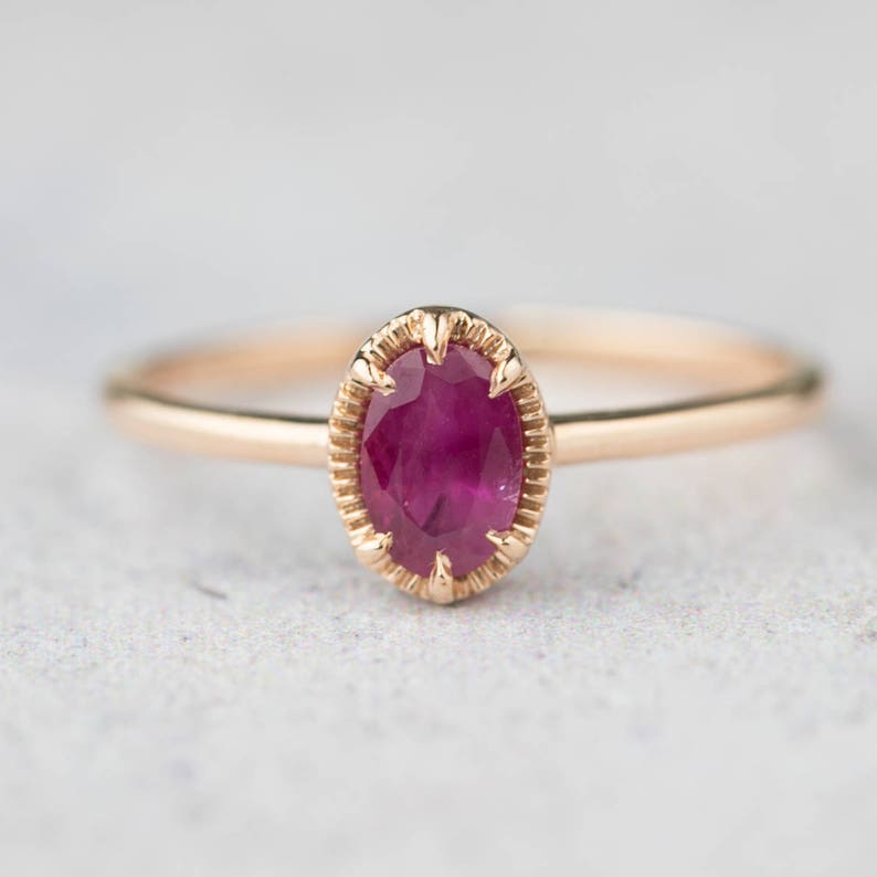 ruby solitaire ring ruby solitaire ring
